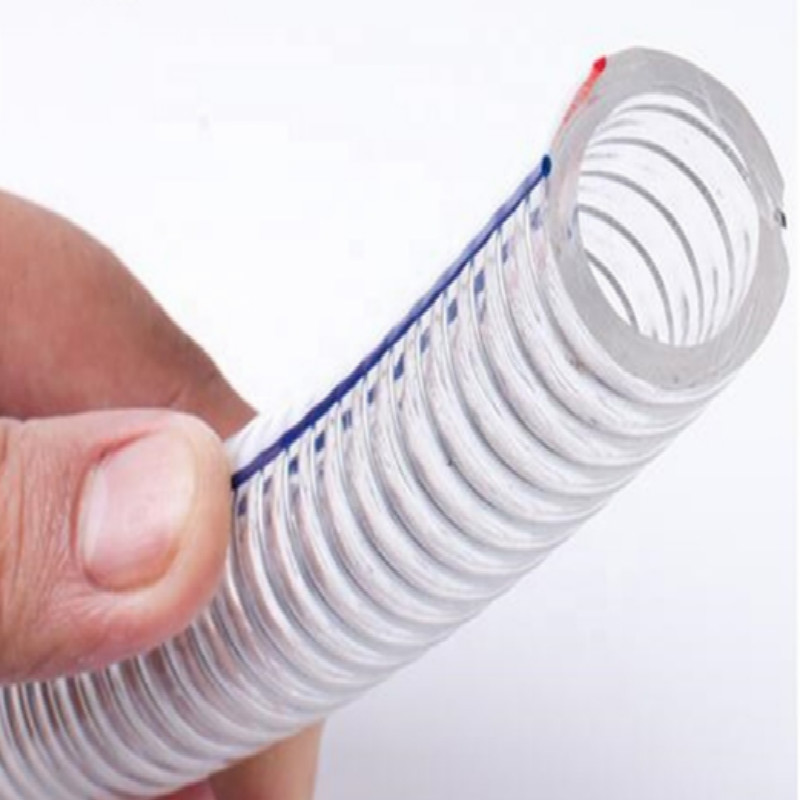 Tuyau renforcé en fil d'acier en spirale PVC direct à haute pression