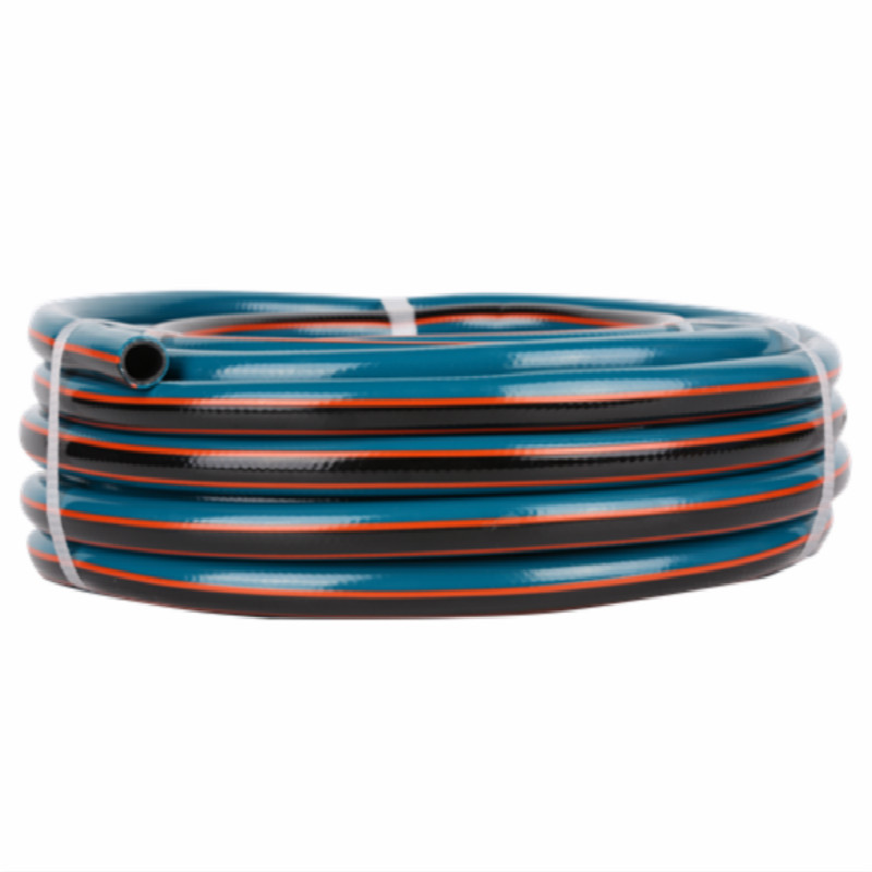 Tuyau flexible en pvc d'eau de jardin tressé coloré à 3 couches