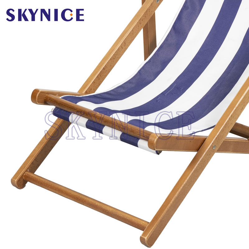 Chaise de plage en bois pour enfants