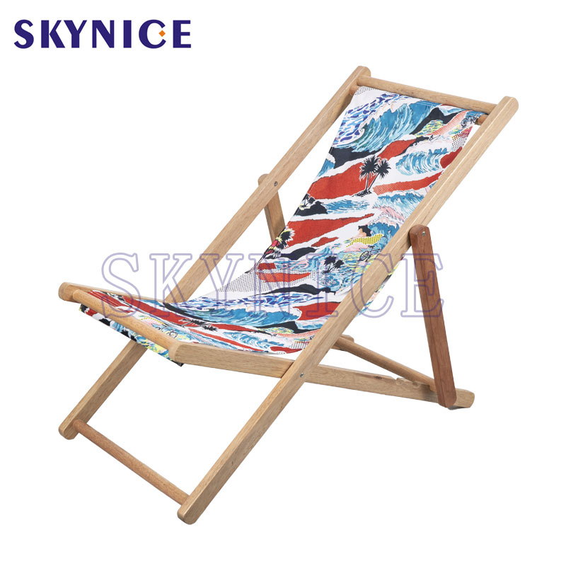 Chaise longue pliante à bas prix en bois