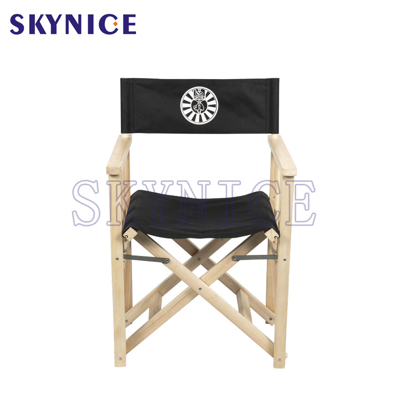 Chaises pliantes en bois de directeur de meubles extérieurs de nouveau style