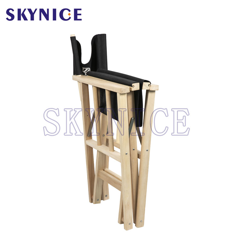 Chaises pliantes en bois de directeur de meubles extérieurs de nouveau style