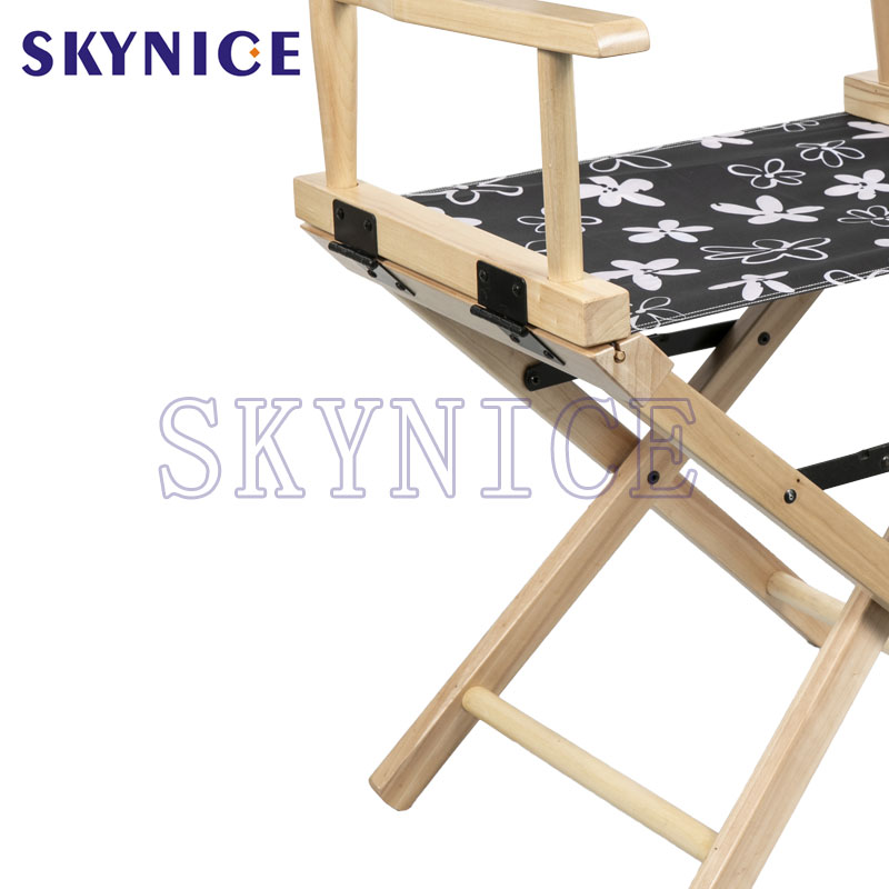 Chaise de directeur pliable en bois personnalisé avec LOGO