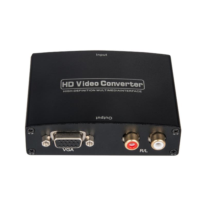 Convertisseur audio HDMI vers VGA + R / L AUDIO 1080P