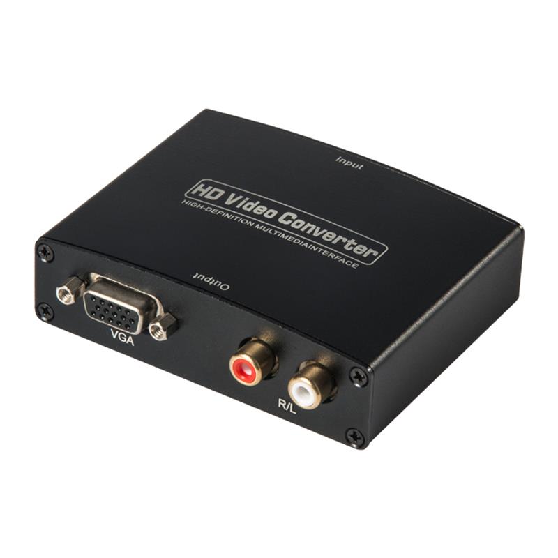 Convertisseur audio HDMI vers VGA + R / L AUDIO 1080P