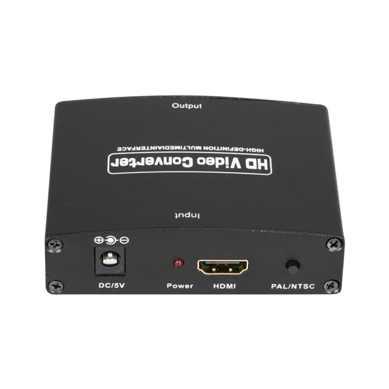 HDMI TO AV + Convertisseur audio numérique Scaler automatique 1080P