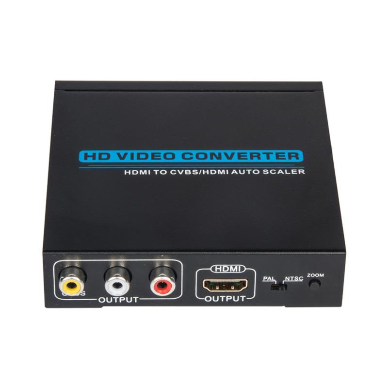 Convertisseur HDMI vers CVBS / AV + HDMI CONVERTER 1080P