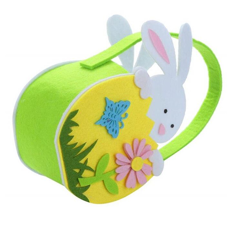 Sac cadeau en lapin de Pâques en feutre