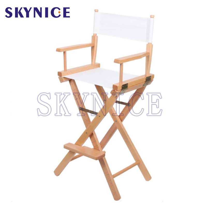 Chaise de directeur en bois pliante personnalisée