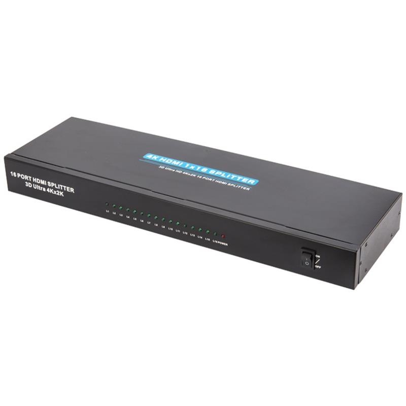 4K 16 ports HDMI 1x16 Splitter Support 3D Ultra HD 4Kx2K / 30Hz