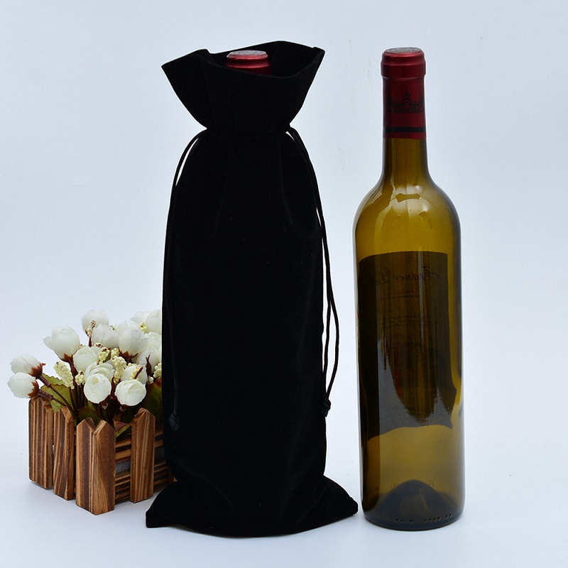Sacs de velours pour bouteille de vin