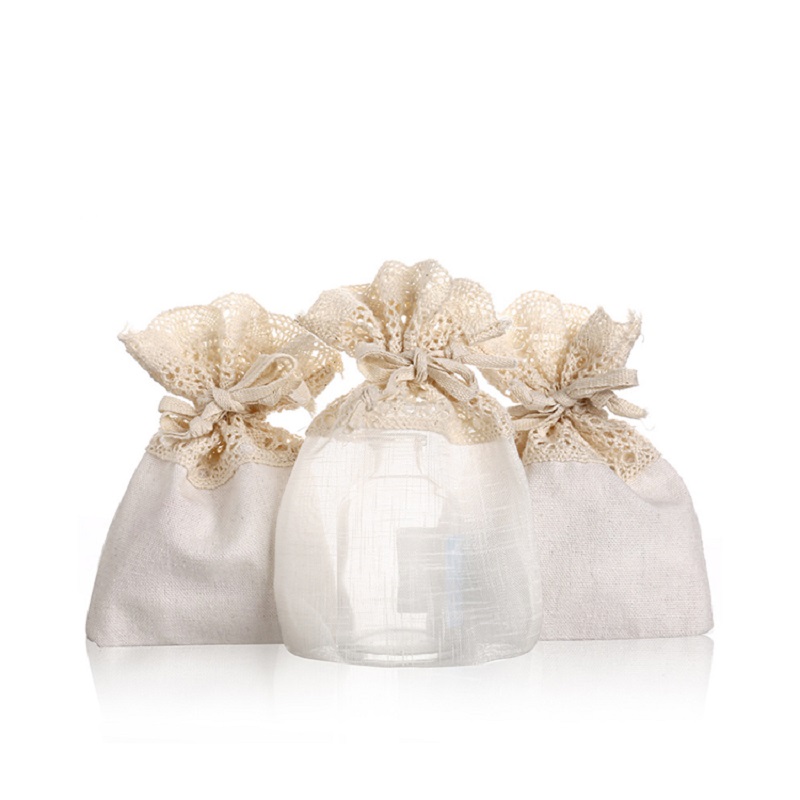 SGS58 Noir Organza Poche Pour Bijoux Cosmétique Promotionnel Sac D'emballage Cadeau Cordon Sac Organza Sac