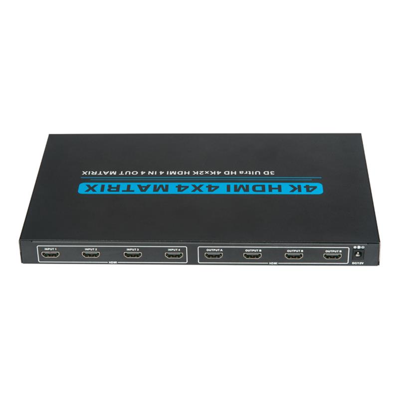 Matrice HDMI 4x4 V1.4 4K / 30Hz avec prise en charge EDID 3D Ultra HD 4Kx2K