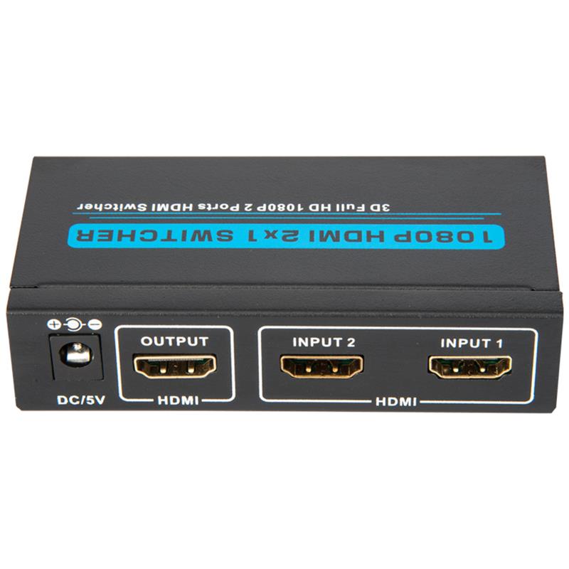 V1.3 HDMI 2x1 Switcher Support 3D Full HD 1080P