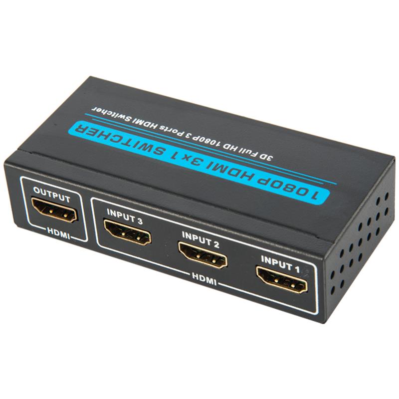 V1.3 HDMI 3x1 Switcher Support 3D Full HD 1080P