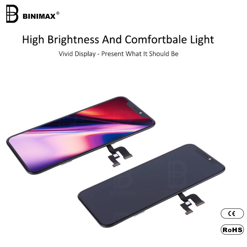 BINIMAX stock téléphone portable lcd pour ip XS