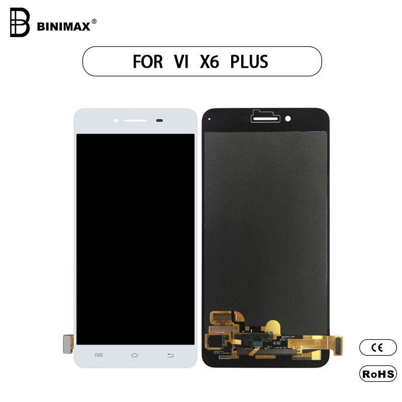 Mobile Phone TFT LCDs screen Assembly BINIMAX display for vivo x6 plus