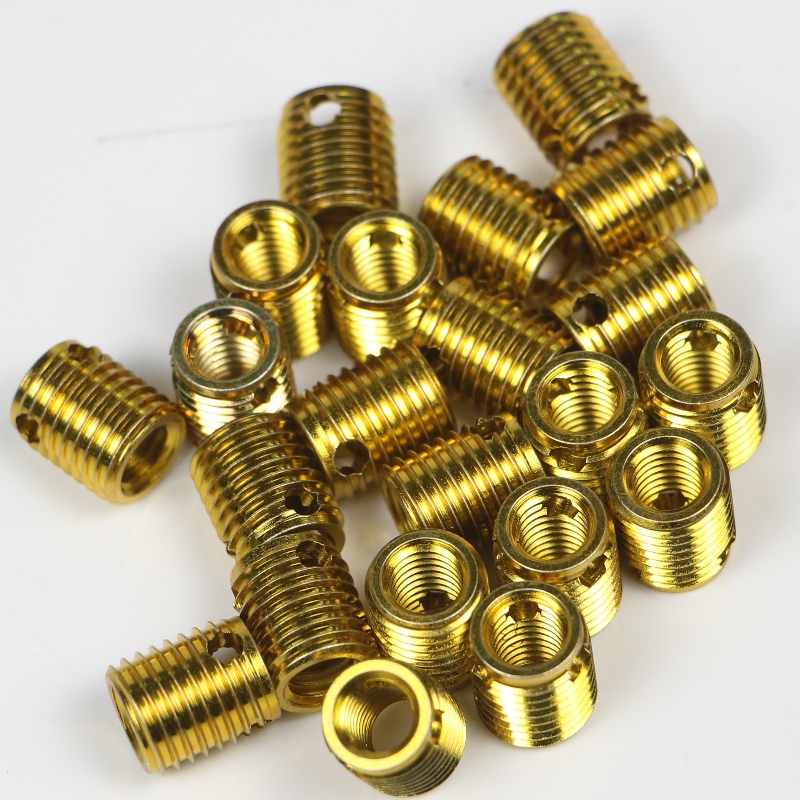 308 000 100.500 308 M10 * 1.5 * 14 * 1.5 * 16L inserts autotaraudants avec 3 trous sans bavures 500K stock