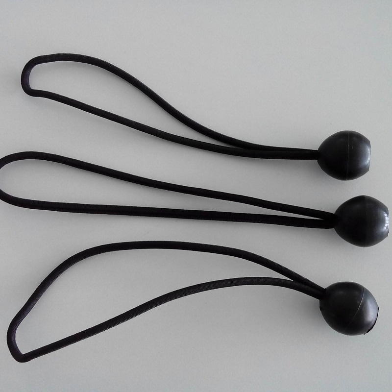 Élastique tissé enduit de matière première durable élastique Bungee Bungee Cord avec différentes longueurs