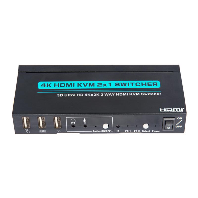 V1.4 commutateurs HDMI - KVM - 2x1 supportant une UHF 3D 4kx2k / 30hz