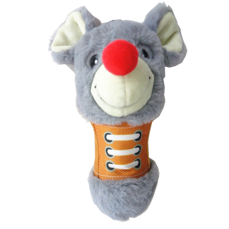 Nouveau design en peluche jouet pour animaux de compagnie chien à mâcher jouet avec couineur