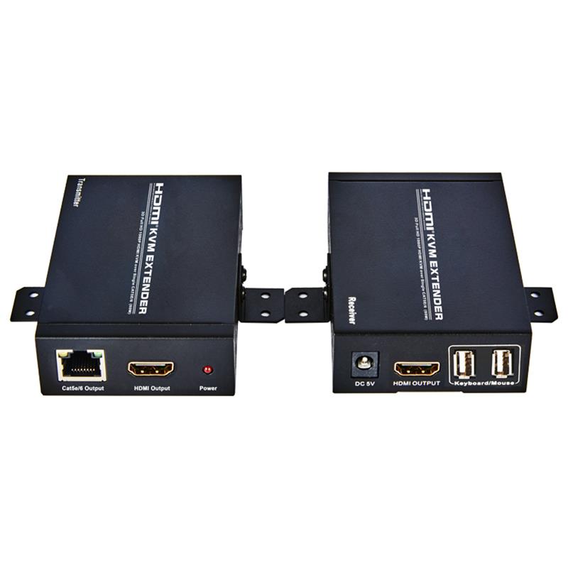 Extendeur KVM HDMI 60m sur un seul support cat5e / 6 Full HD 1080P