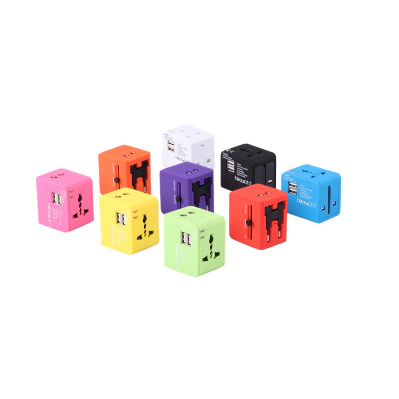 Rtravel Best Travel Gift General Travel adapter, with two USB aus UE UK
