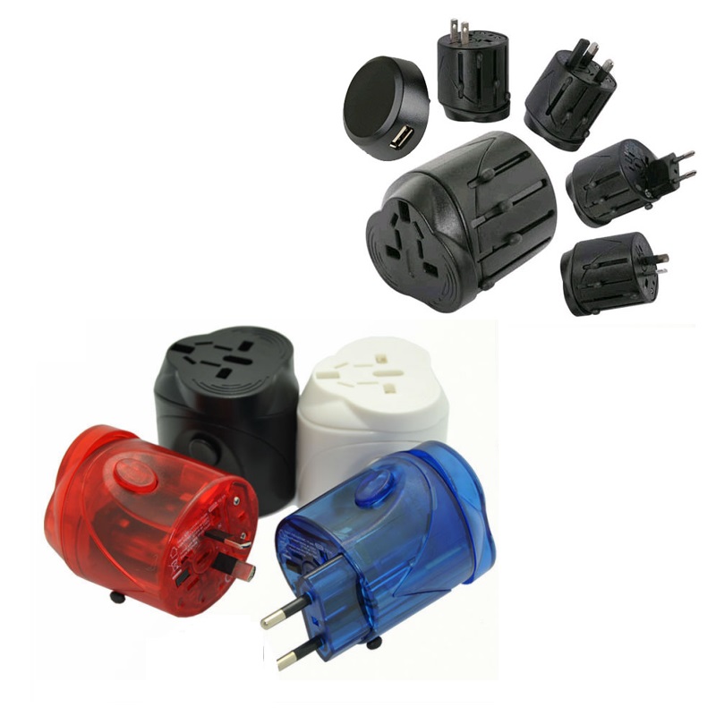 Rtravel World Universal Travel - PUG adapter, with USB POWER CONNECTION, applicable in Europe, Britain, USA, Australia