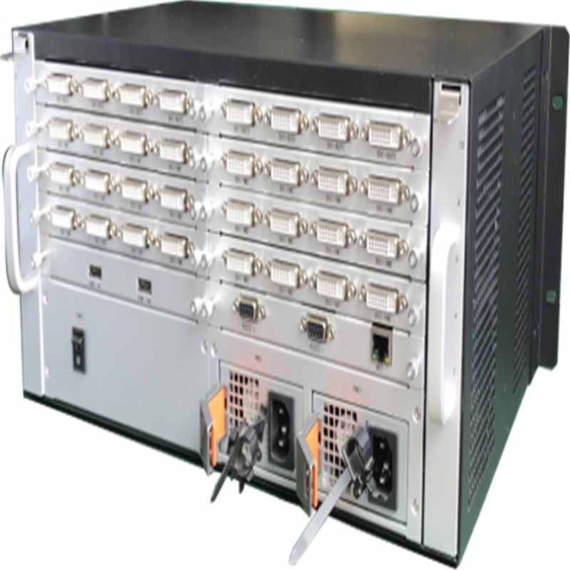 contrôleur de processeur de murs vidéo avec HDMI, DVI, DP, VGA, entrée BNC et sortie DP, HDMI et DVI pour salle de réunion, centre de commande, centre commercial