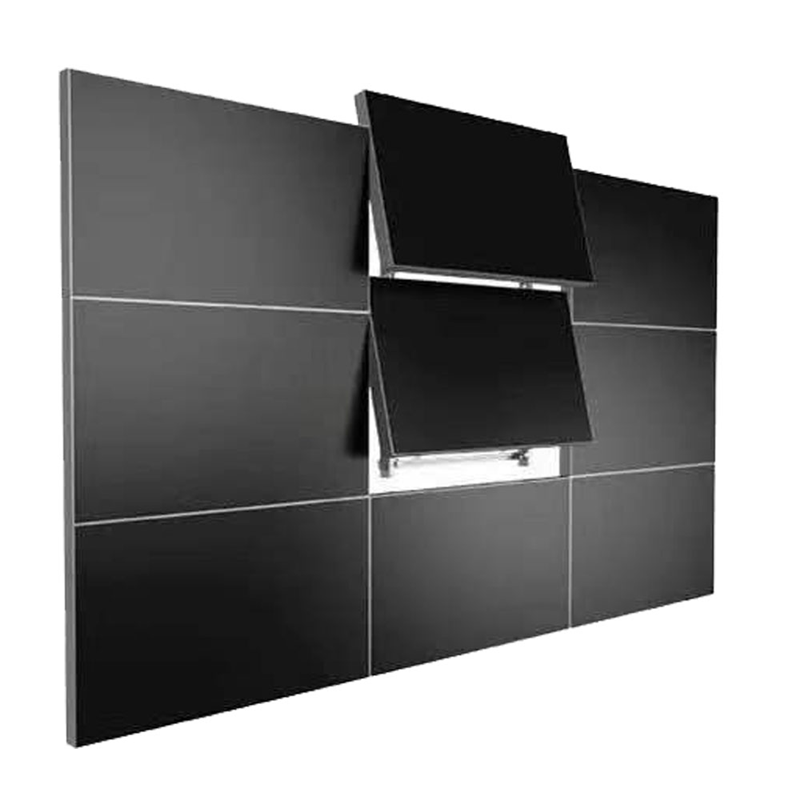 49 pouces 3,5 mm lunette 700 Nit LCD 2 * 3, 3 * 3 murs vidéo écran grand format avec panneau LG pour salle d'exposition, centre de commande, salle de contrôle et centre commercial