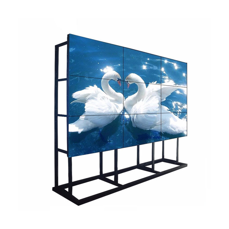 55 pouces 3,5 mm lunette 500 NIT LG LCD murs vidéo système d'affichage du moniteur pour le centre de commande, centre commercial, salle de contrôle de la chaîne de magasins