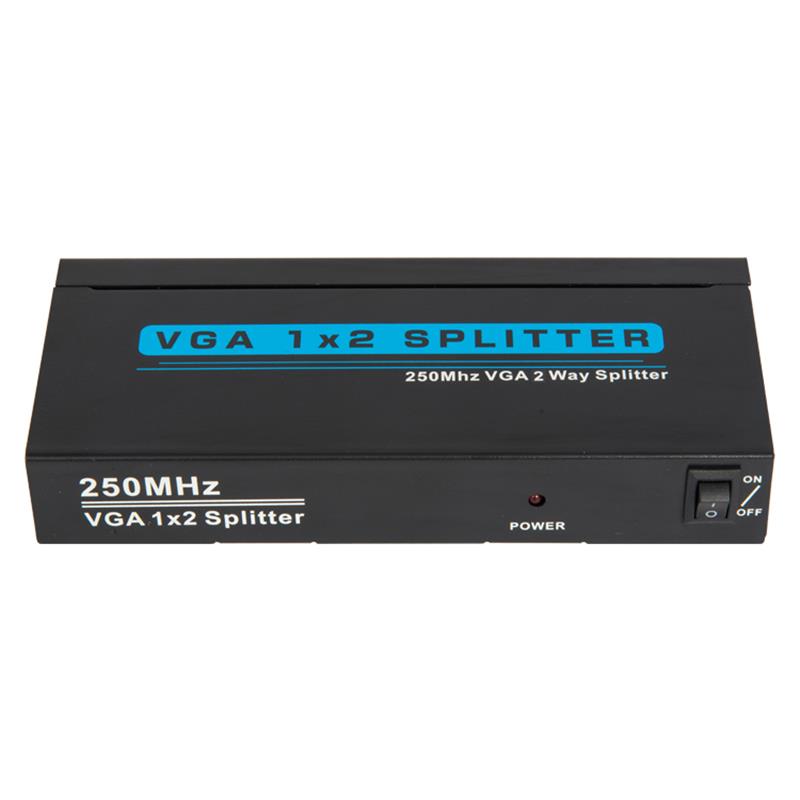 250MHz 2 voies VGA 1x2 Splitter Support 1080P