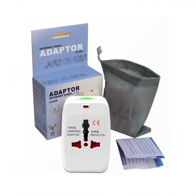 Adaptateur d'alimentation de voyage dans le monde entier, adaptateur de voyage universel Adaptateur de prise d'alimentation CA pour les États-Unis, l'UE, le Royaume-Uni, le téléphone portable pour ordinateur portable couvre 150+ pays