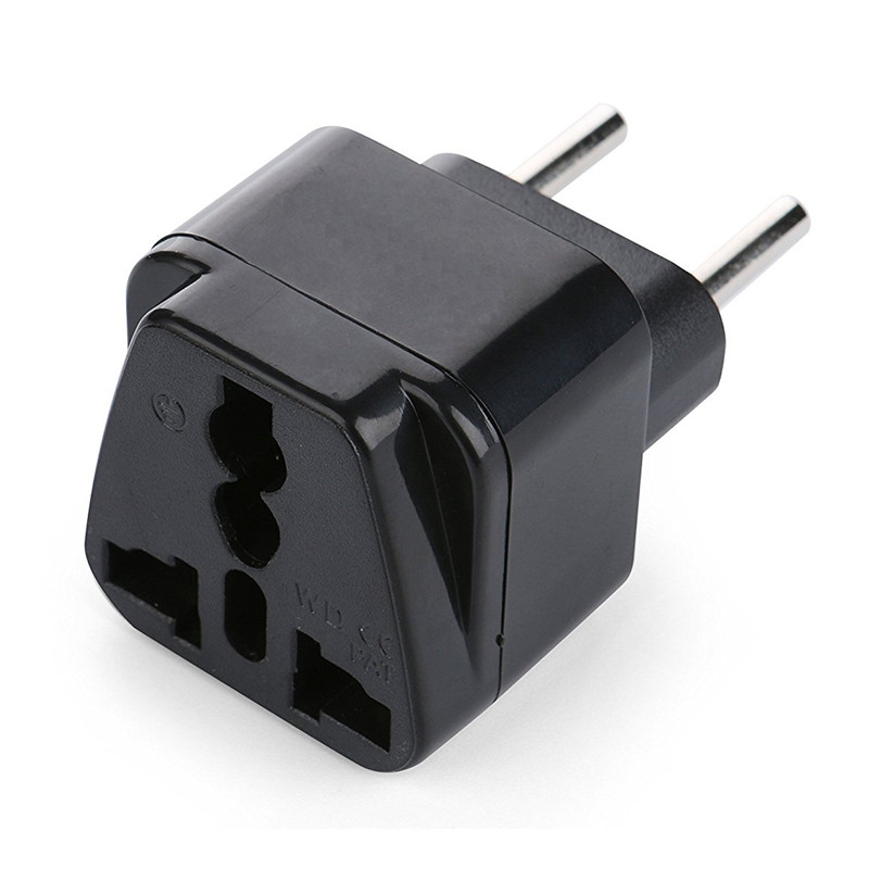 Adaptateur de prise européen RRTRAVEL, Allemagne, Danmark, Finlande, France, Norvège, Pologne, Portugal, Corée du Sud, Autriche, Italie, Belgique, Brésil, Bulgarie, Bameroon, Croatie