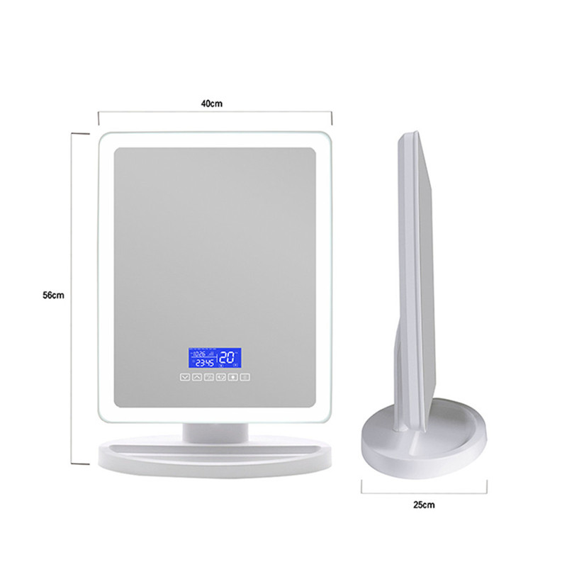 Le bouton tactile allume le Bureau. Le miroir de maquillage 168pcs - LED, avec Haut - parleur Bluetooth sans fil.
