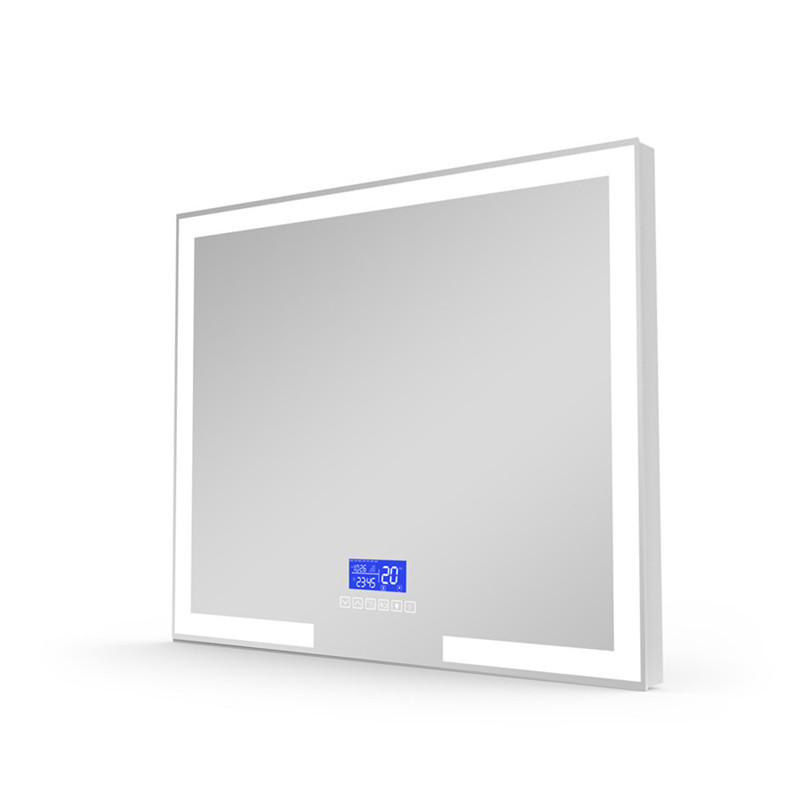 Hôtel Salle de bains antibrouillard lampe multicolore écran tactile Haut - parleur Bluetooth LED miroir