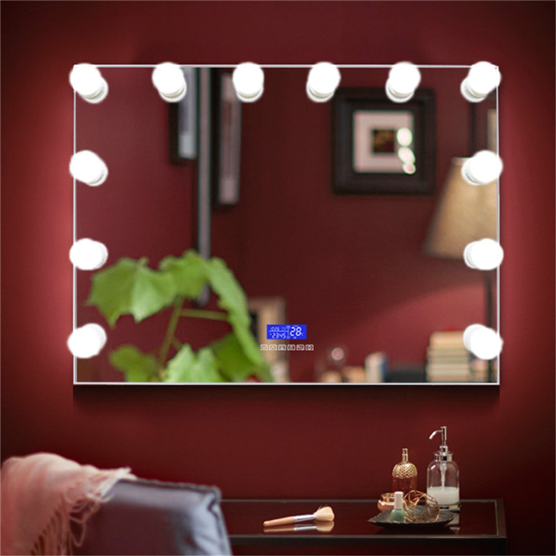Dressing table Touch Screen Bluetooth Mirror Wall Hollywood LED dressing Mirror