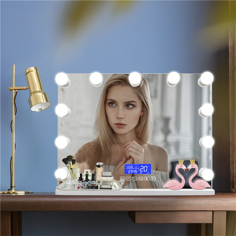La vanité cosmétique d'écran tactile de beauté a mené le miroir de maquillage avec le bluetooth