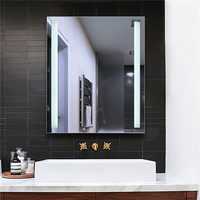 éclairage rectangulaire LED Miroir salle de bains