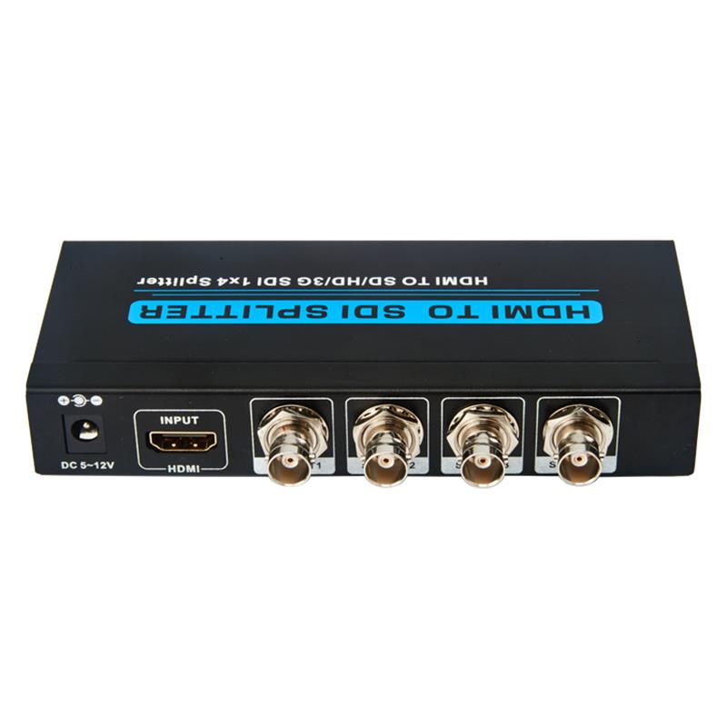 HDMI TO SD / HD / 3G SDI 1x4 SPLITTER Support 1080P