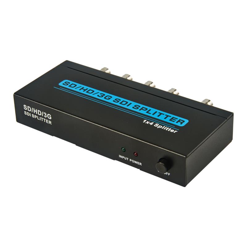 SD / HD / 3G SDI 1x4 SPLITTER Support 1080P