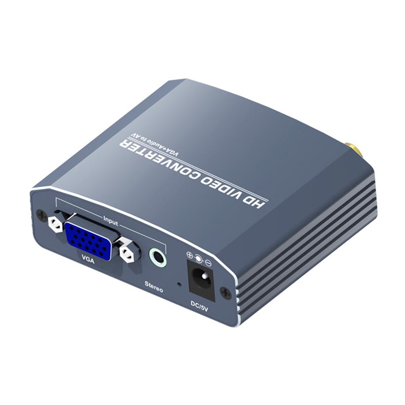 Prise en charge du convertisseur audio / AV stéréo VGA + 1080P