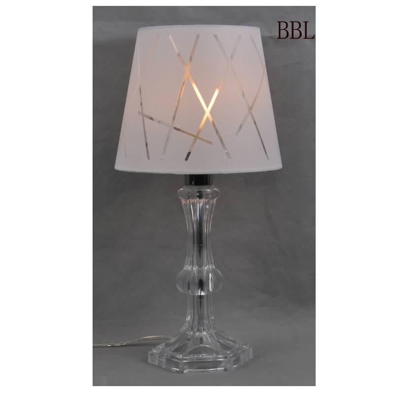 Lampe de table sous - acrylique transparente