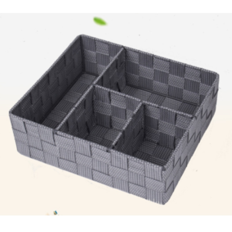 Panier de tissu de polypropylène manuel