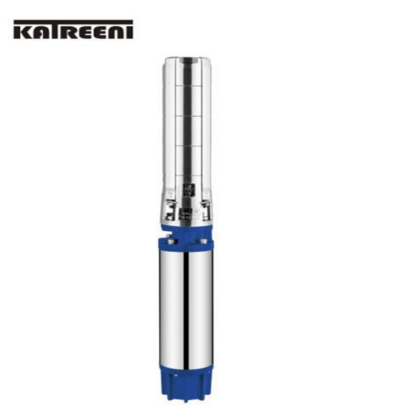 6 pouces 8 pouces en acier inoxydable submersible forage profond puits vertical multi-étape solaire pompe à eau