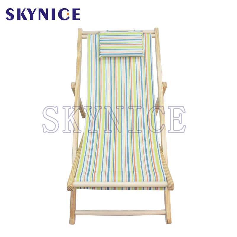 Chaise longue en bois Sunshine