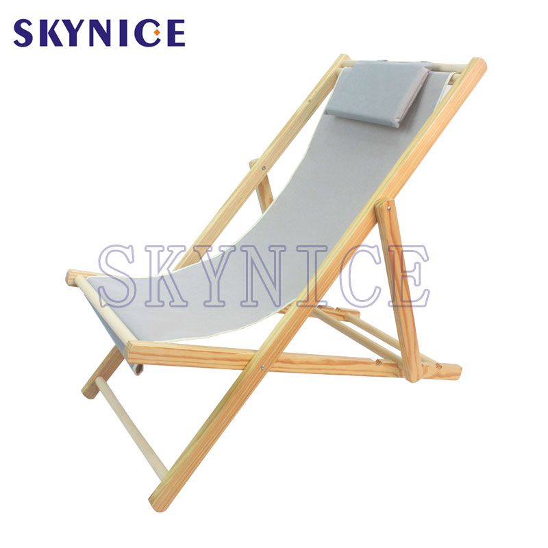 Chaise de plage pliante extérieure pour pont de pêche