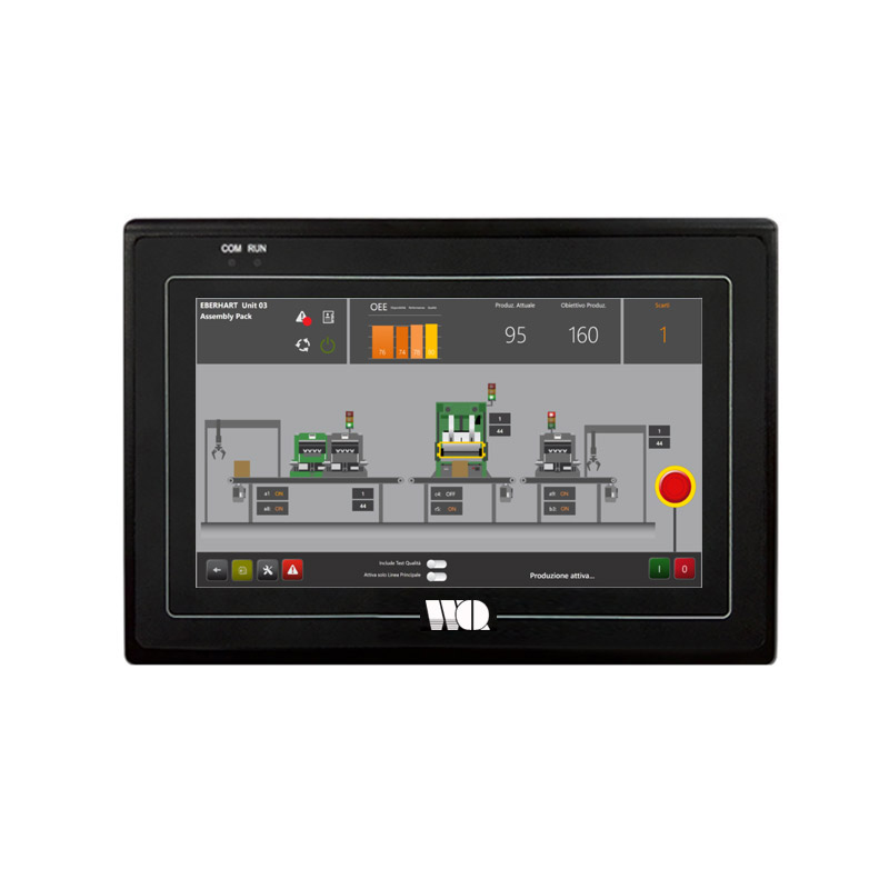 Affichage industriel d'écran tactile de moniteur industriel de PC de panneau industriel de 7 pouces