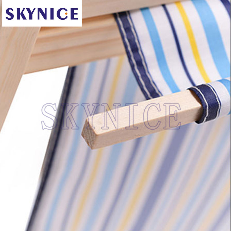 Piscine chaise de plage en bois chaise longue