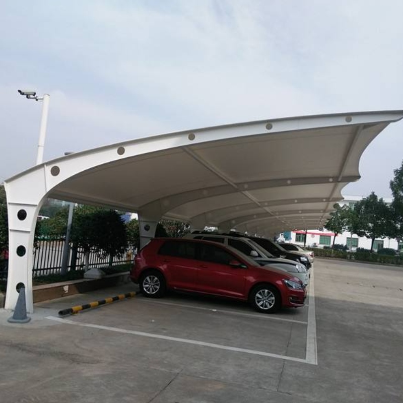 Tente préfabriquée de structure d'ombre d'espace de stationnement de cadre en acier 10 à vendre